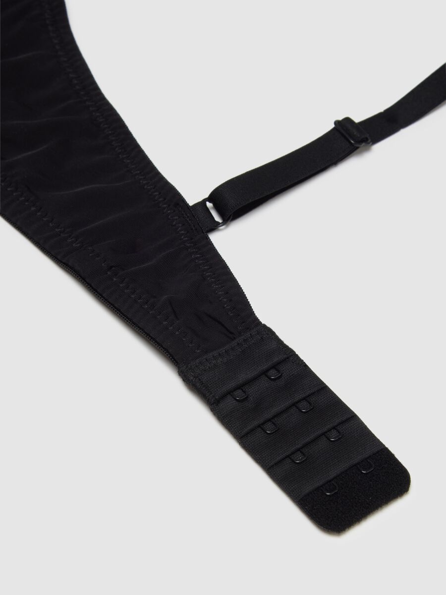 Women's bra in black stretch blend_5
