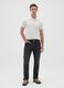 Black Pure Cotton Jeans Regular Fit_0