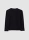 Black regular-fit stretch organic cotton T-shirt for boys_1