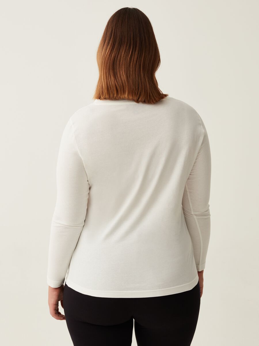 T-shirt con ricamo skyline Curvy_2