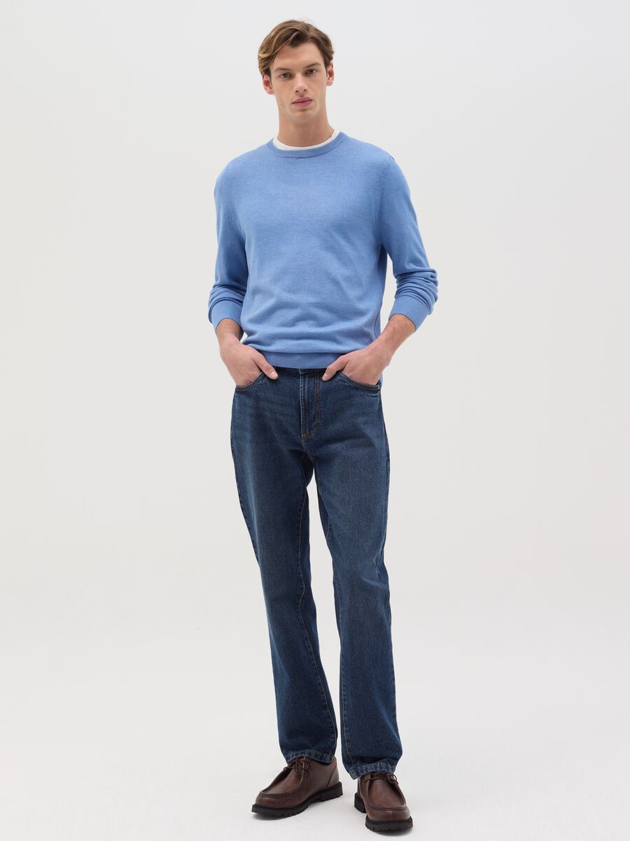Round neck pullover_1