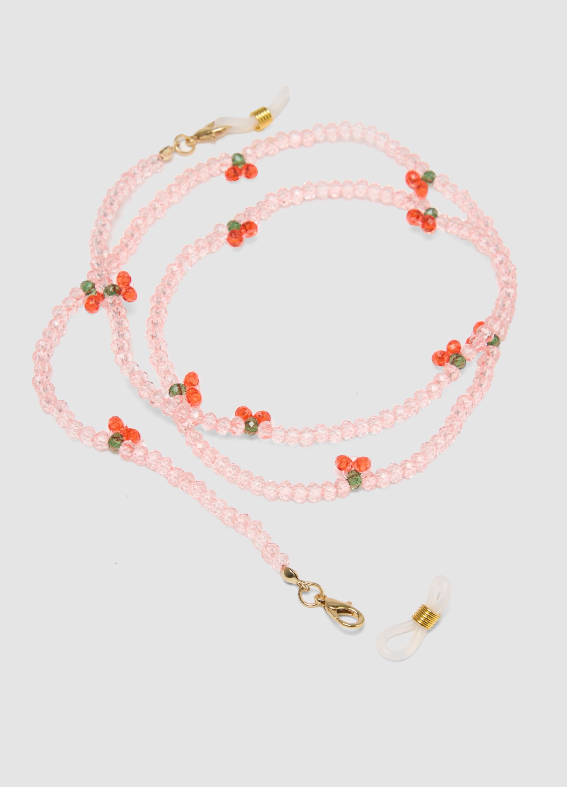 Collana multicolor con perline