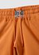 Everlast logo regular fit orange cotton blend shorts_5