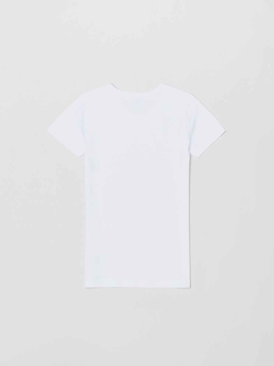 T-shirt intima in caldo cotone pointelle_1