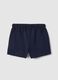 Children's regular fit blue pure cotton shorts_1