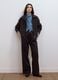 Giacca marrone in misto viscosa regular fit_1
