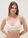 Beige lace bra with removable padding_0