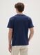 Short Sleeve Blue Cotton T-Shirt_2