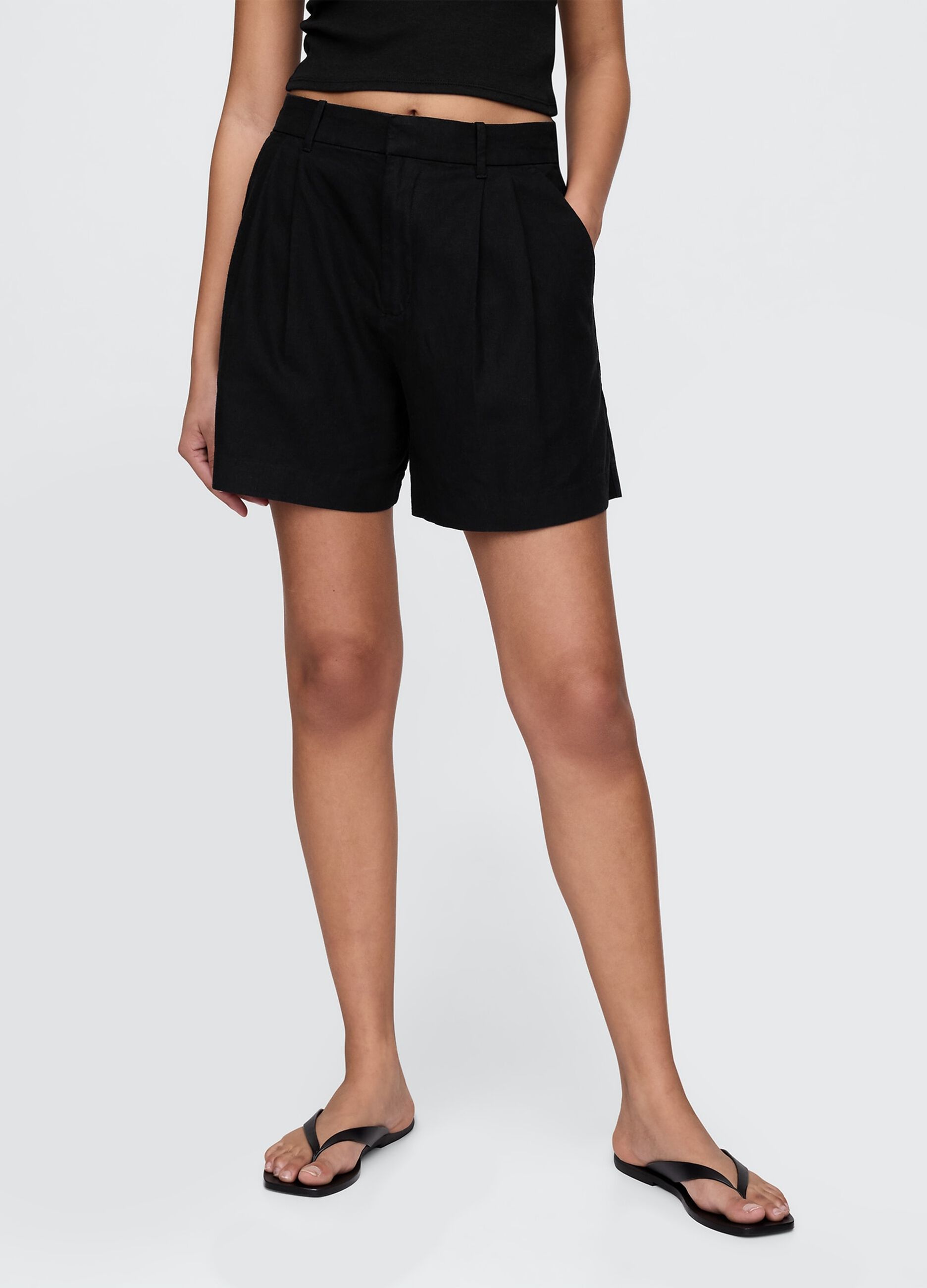 Summer Black Set with Waistcoat and Shorts