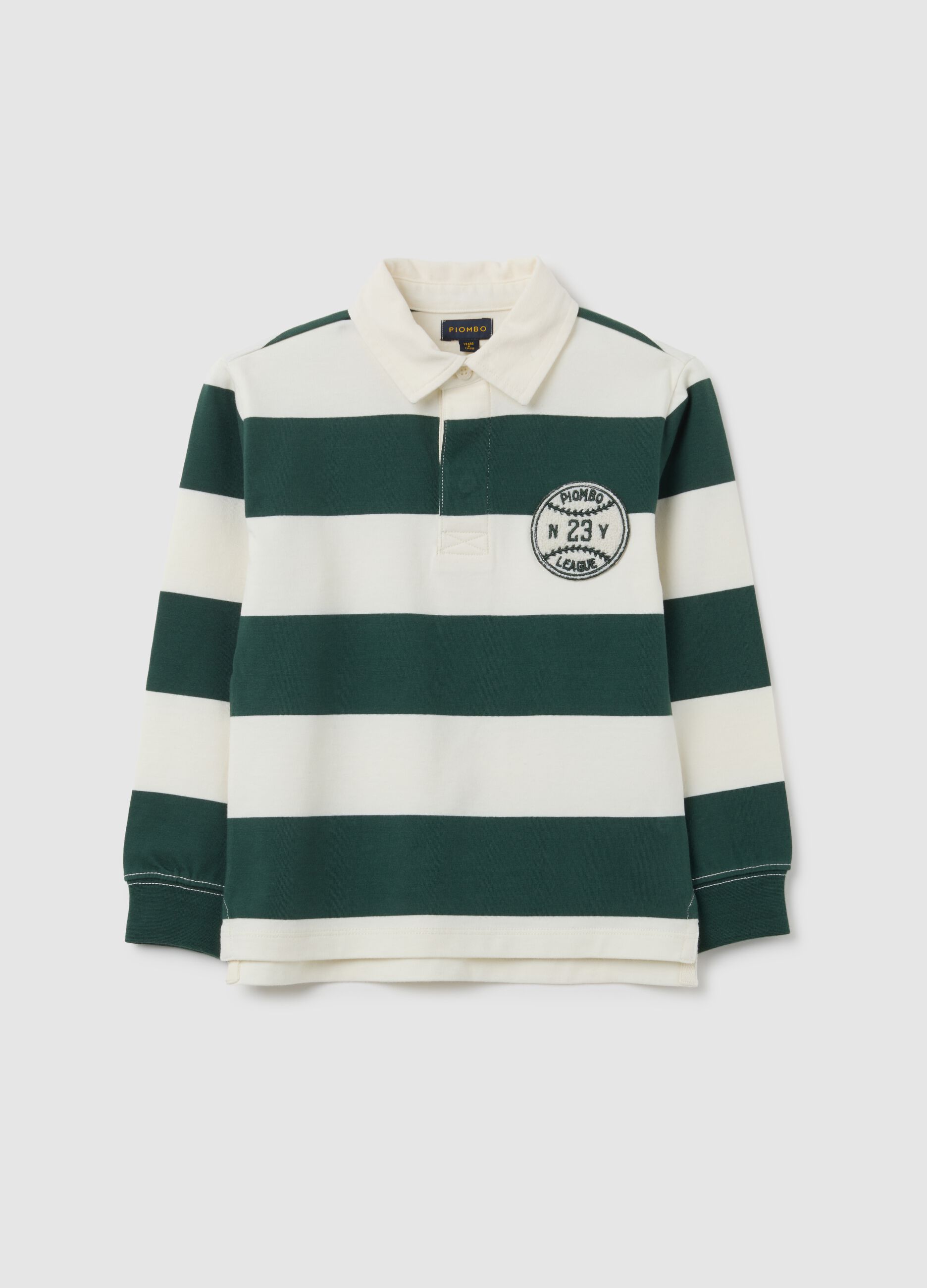 Kids' multicolour pure cotton polo, regular fit