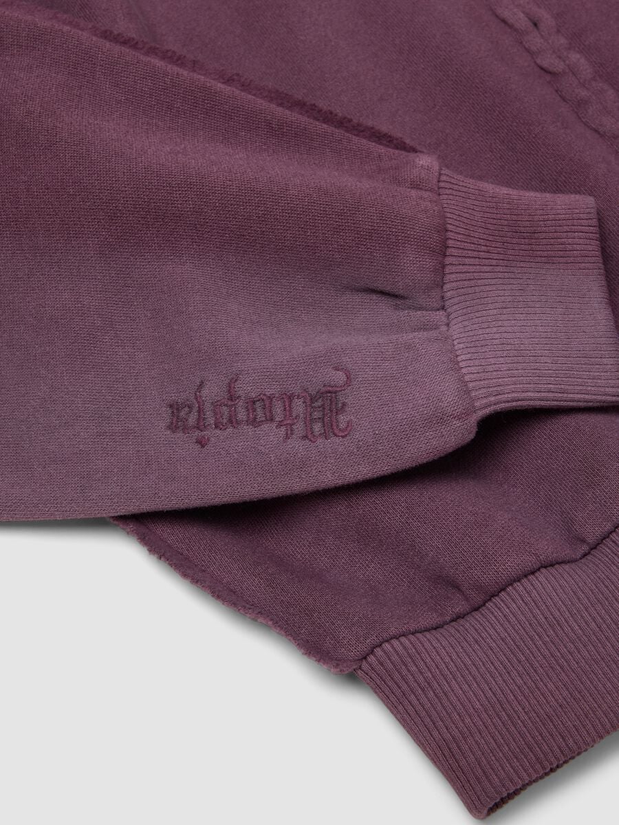 Sunfaded Full-Zip Hoodie Purple_2