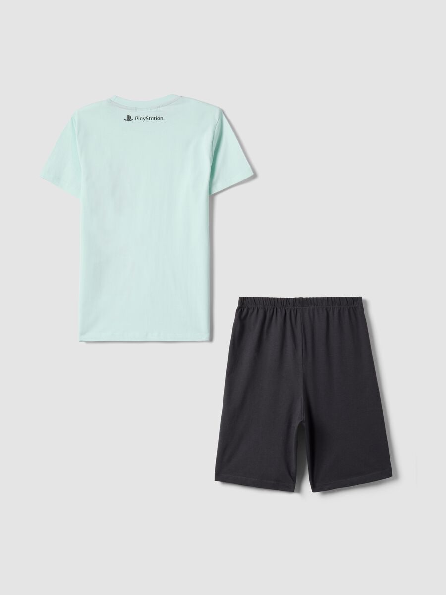 Pigiama in puro cotone multicolor da ragazzo con stampe PlayStation_1