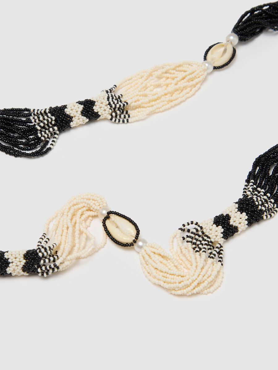 Women's Multicolour Glass Necklace_1