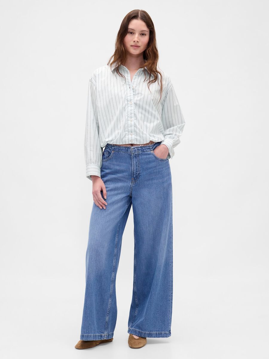 Blue Striped Cotton Shirt_2