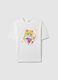 White pure cotton regular fit T-shirt with Sailor Moon print_4