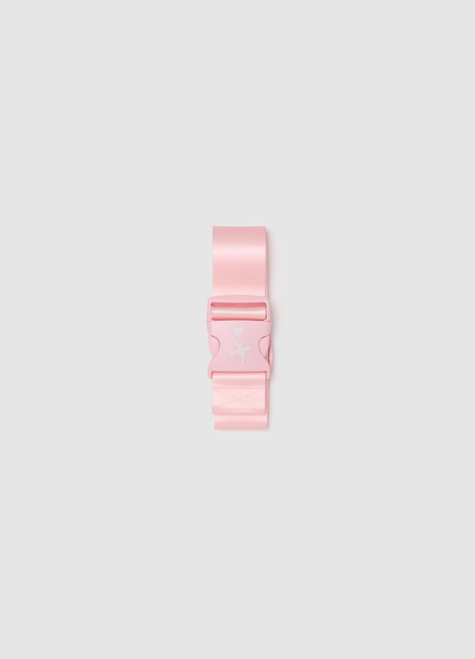 Pink belt with adjustable buckle