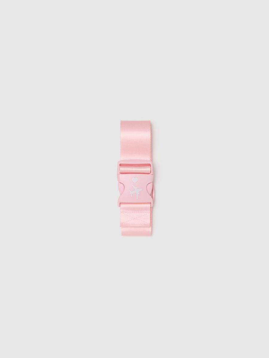 Pink belt with adjustable buckle_0