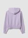 Purple organic cotton hooded sweatshirt_5