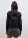 Grey pure wool crew-neck cardigan with buttons, regular fit_3