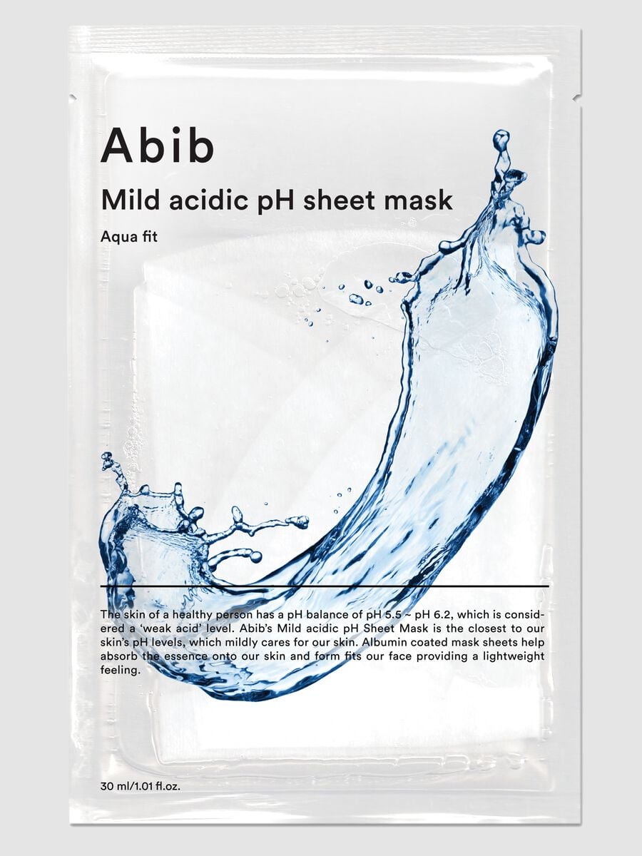 ABIB Mild Acidic pH Sheet Mask Aqua Fit - Korean Skincare_0