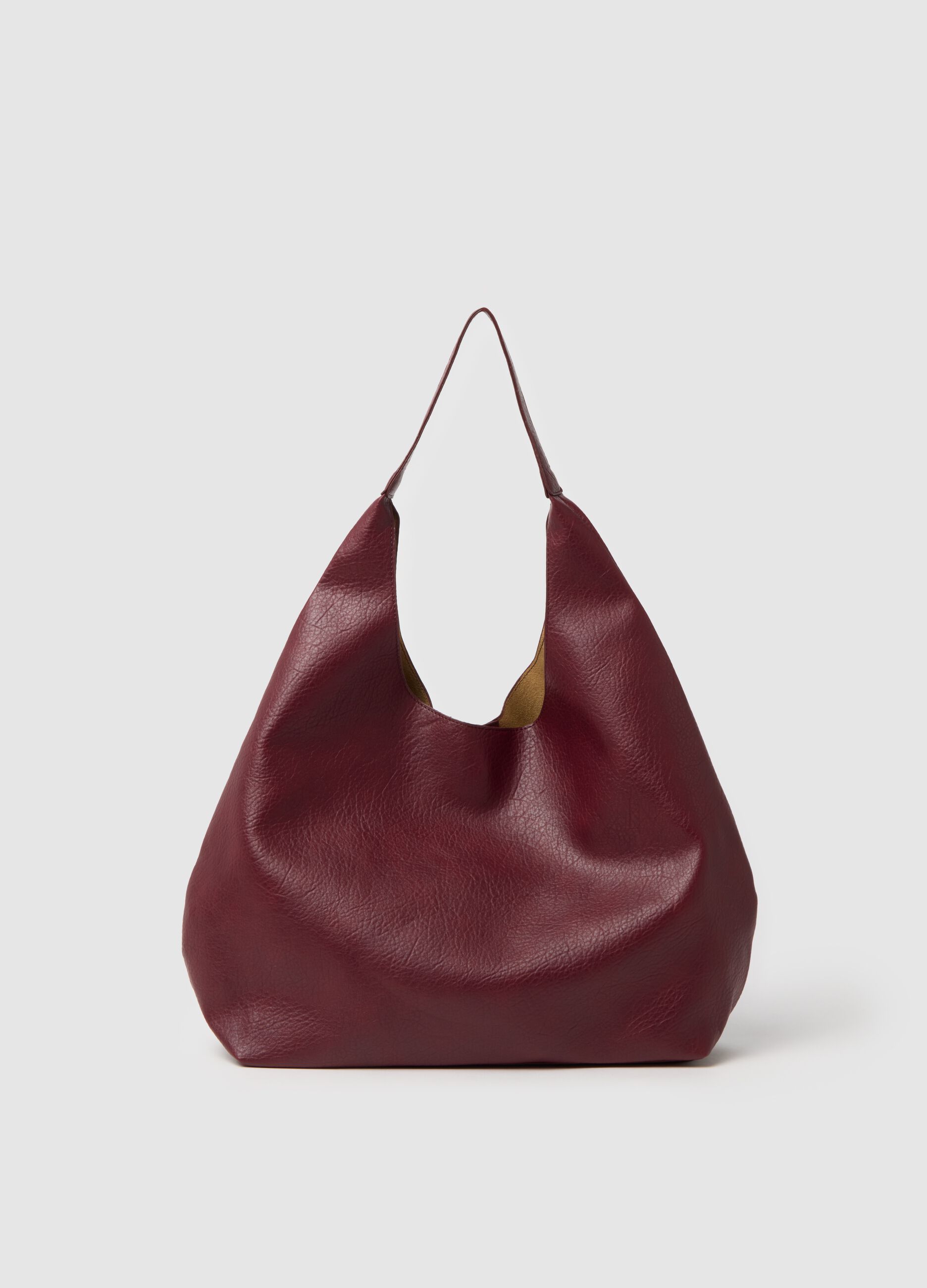 Borsa rossa con pochette