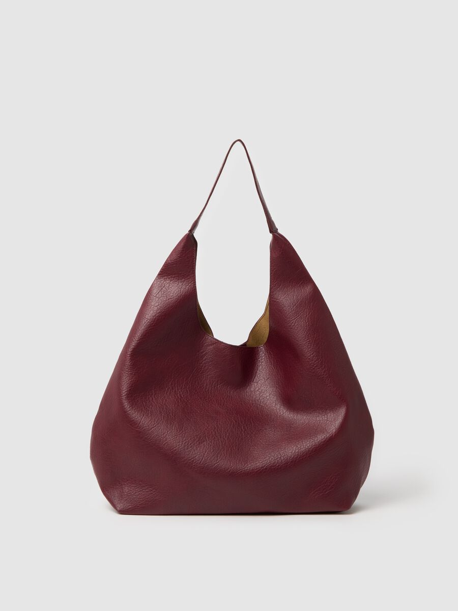 Borsa rossa con pochette_0