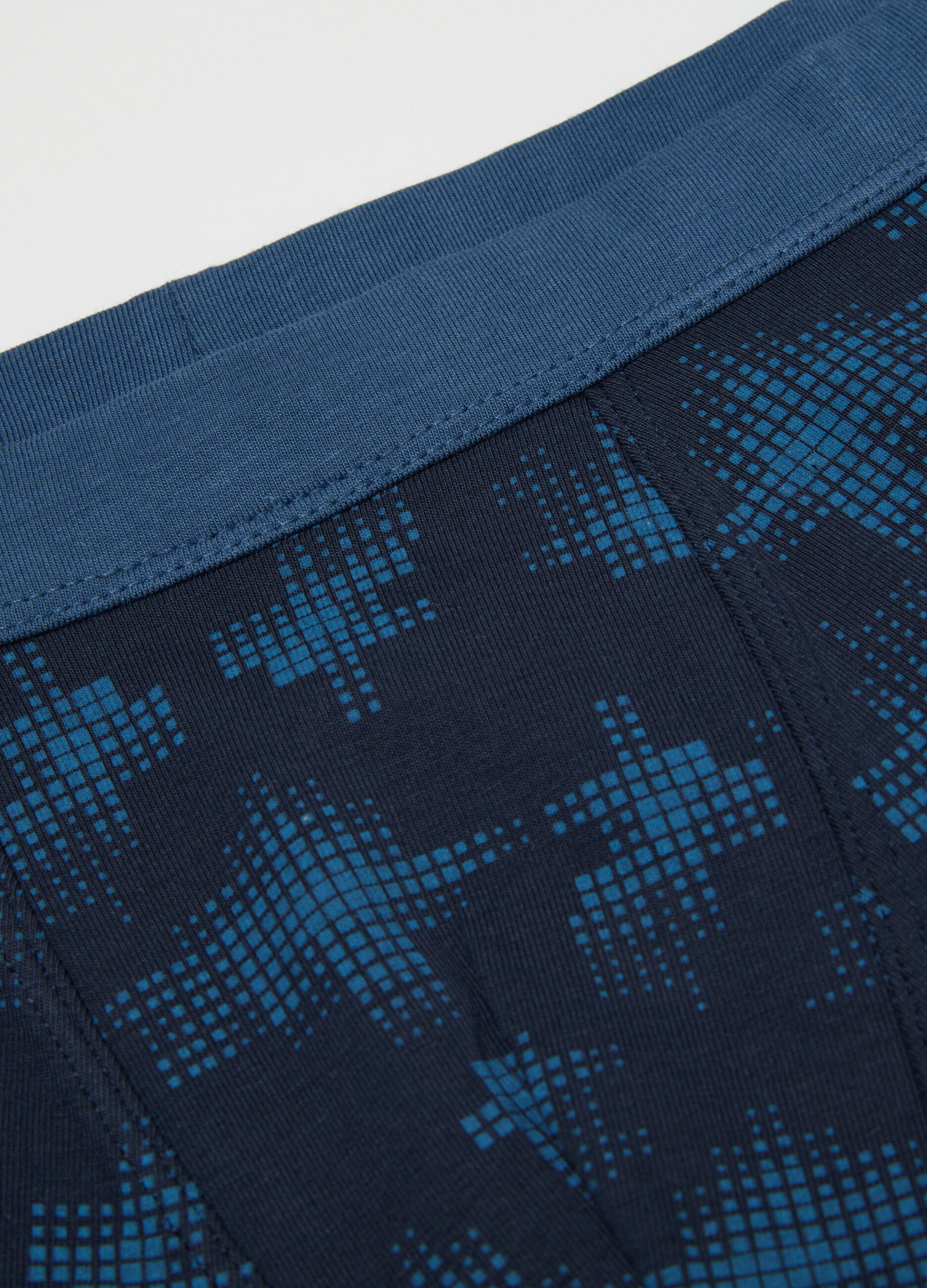 Boys' Stretch Navy Cotton Boxers
