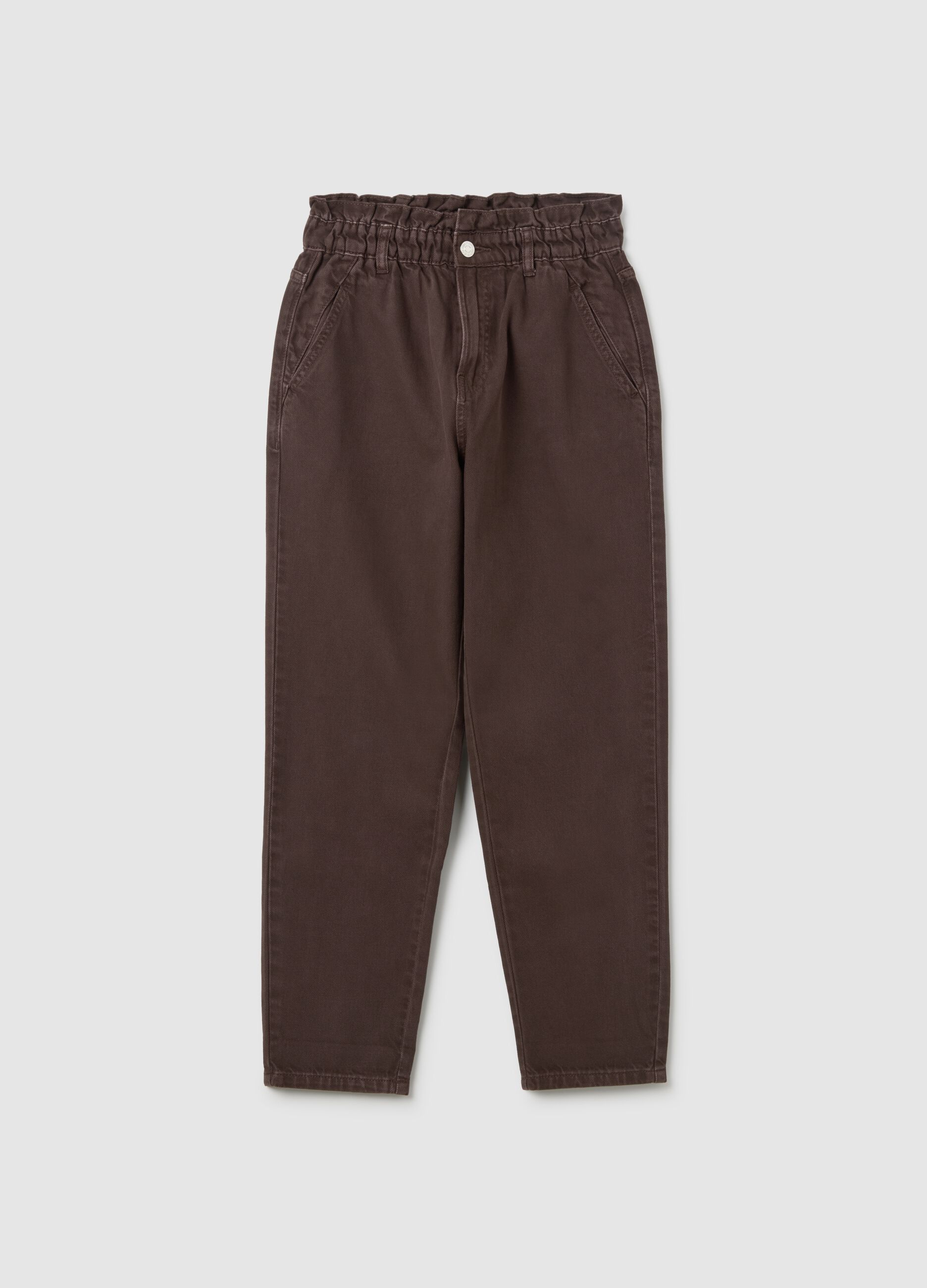 Brown Denim Trousers