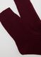 Red socks in viscose and wool blend_2