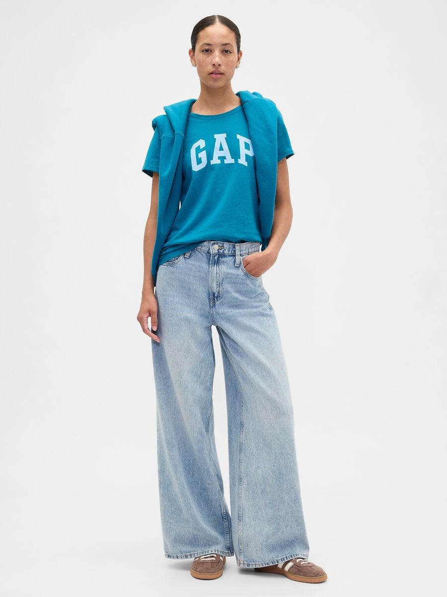 Blue Cotton T-shirt_1