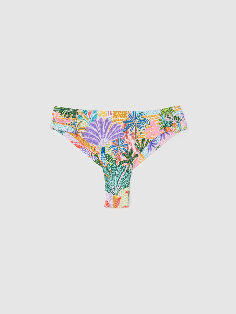 Women's Multi-Coloured Stretch Blend Bikini_0