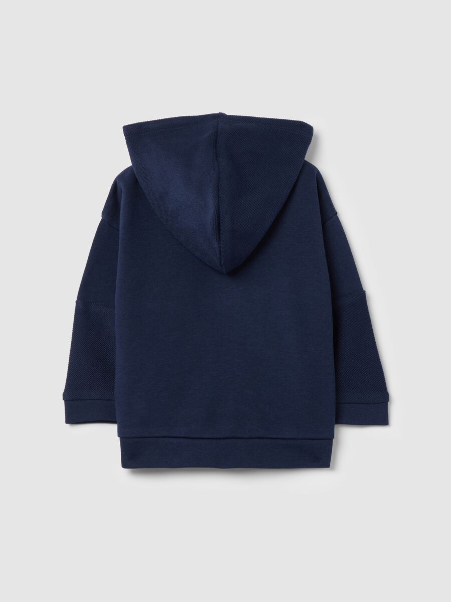 Full-zip top with hood and drill details_1