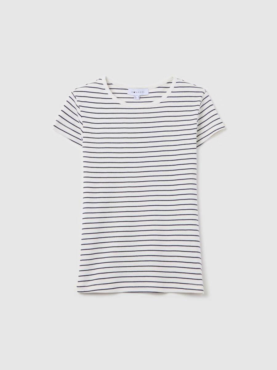 T-shirt girocollo in cotone_4