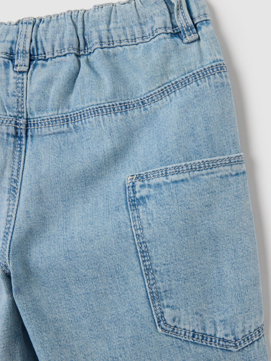 Children's Blue Denim Over Fit Jeans_3