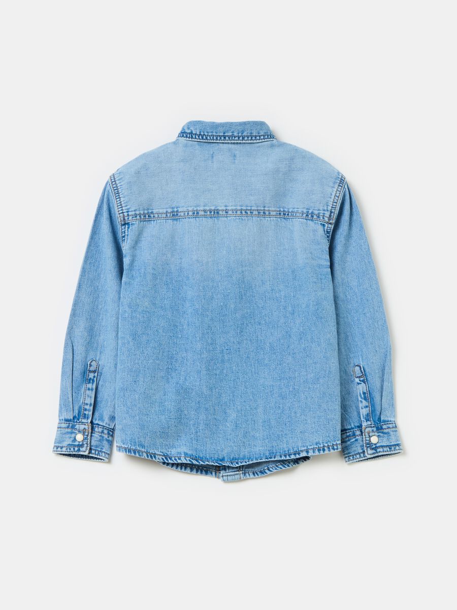 Denim shirt with pockets_1