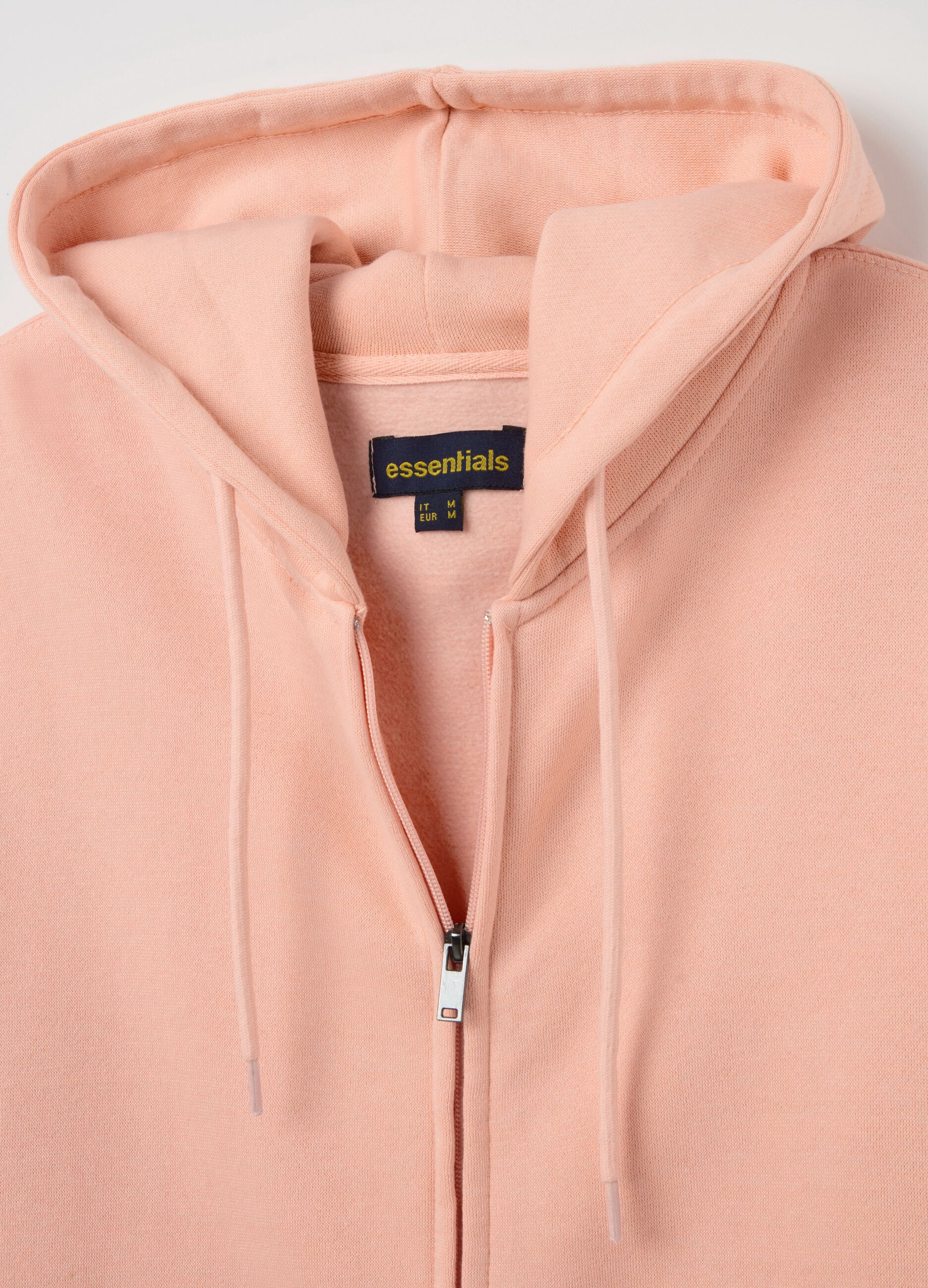 Full-zip Essential con cappuccio