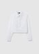 Girls' White Slim Fit Pure Cotton Shirt_3
