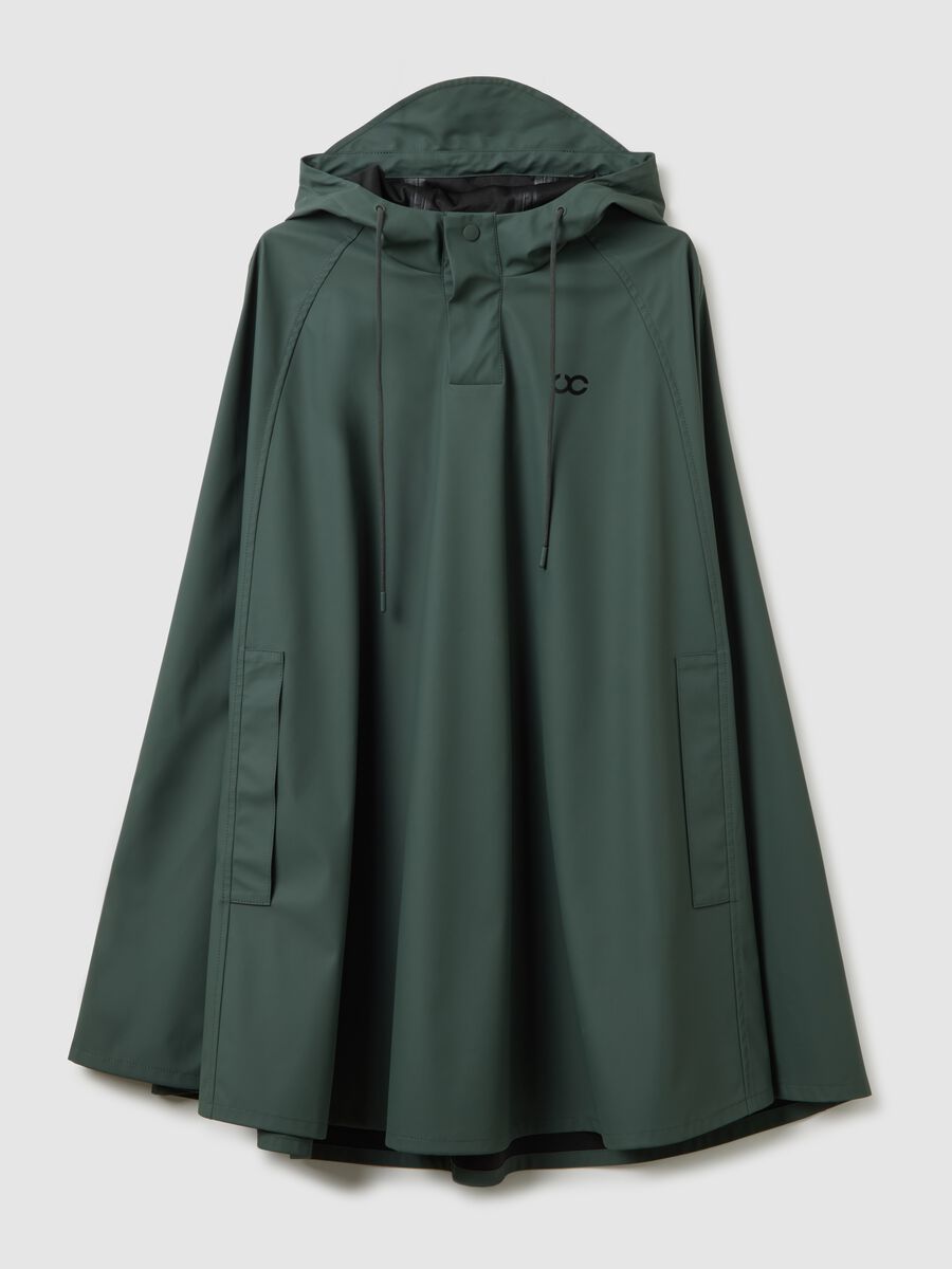Green waterproof jacket regular fit_0