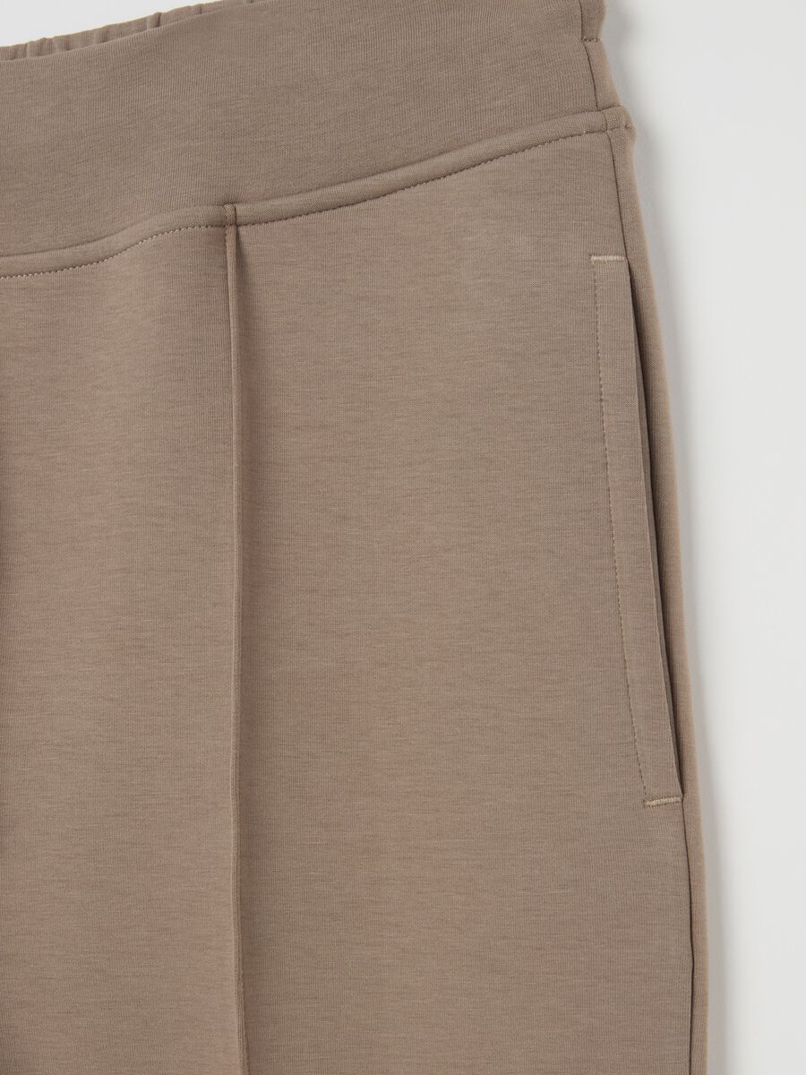 Technical fabric joggers with drawstring_5