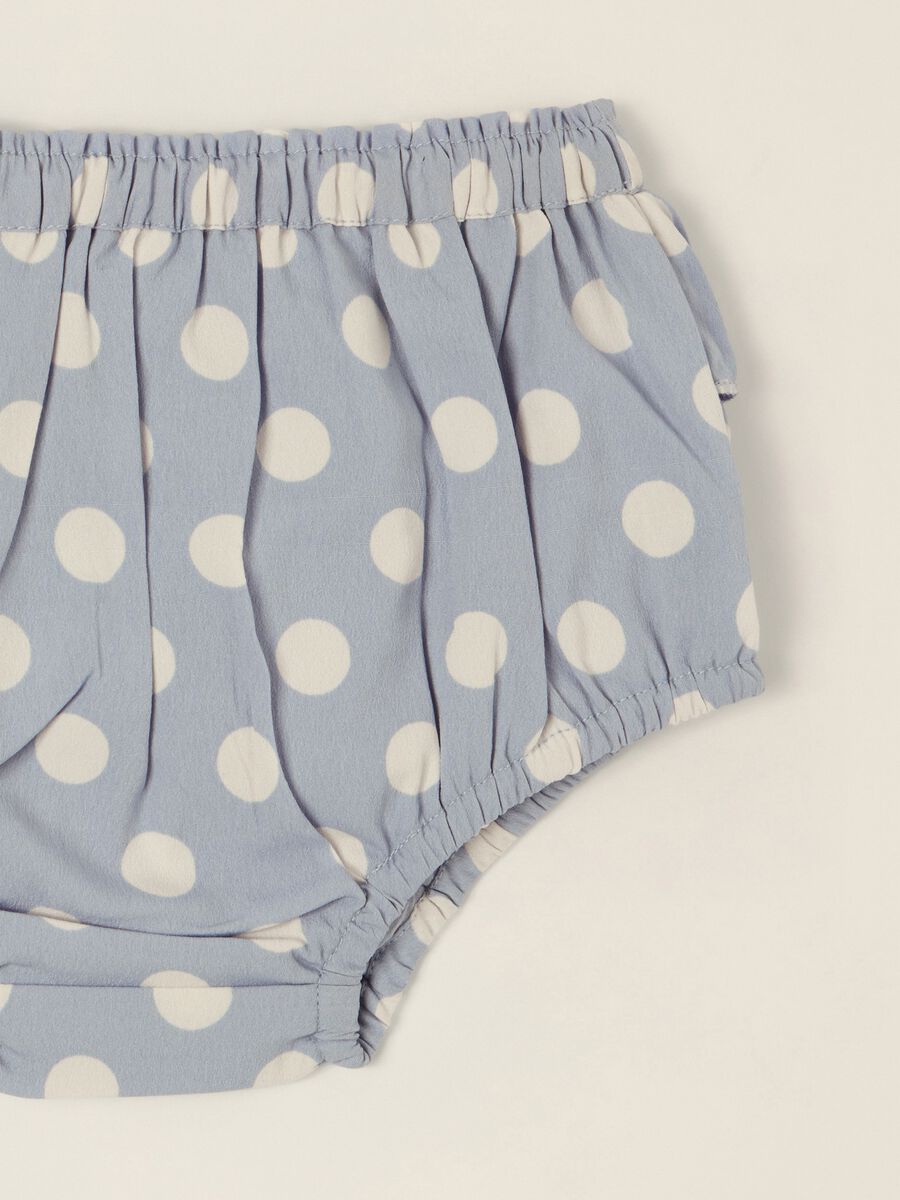 Abito azzurro a pois per neonata_3