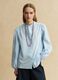 Light blue pure cotton shirt regular fit with embroidery_4