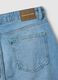 Regular fit blue pure cotton denim jeans_5