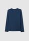 Boys' Long Sleeve T-shirt in Blue Jersey_4