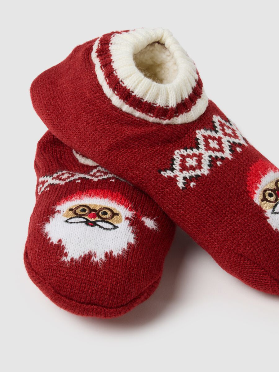 Pantofole natalizie rosse_1