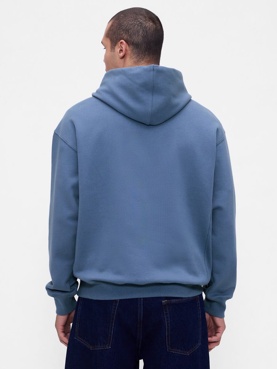 Blue Hoodie without Zip_1