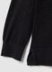 Black sweater with round neck and regular fit_5