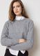 Grey regular fit jumper with jewel neckline_3