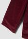 Pantaloni chino rossi in puro cotone con vita regolabile_3