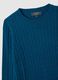 Blue regular fit sweater_5