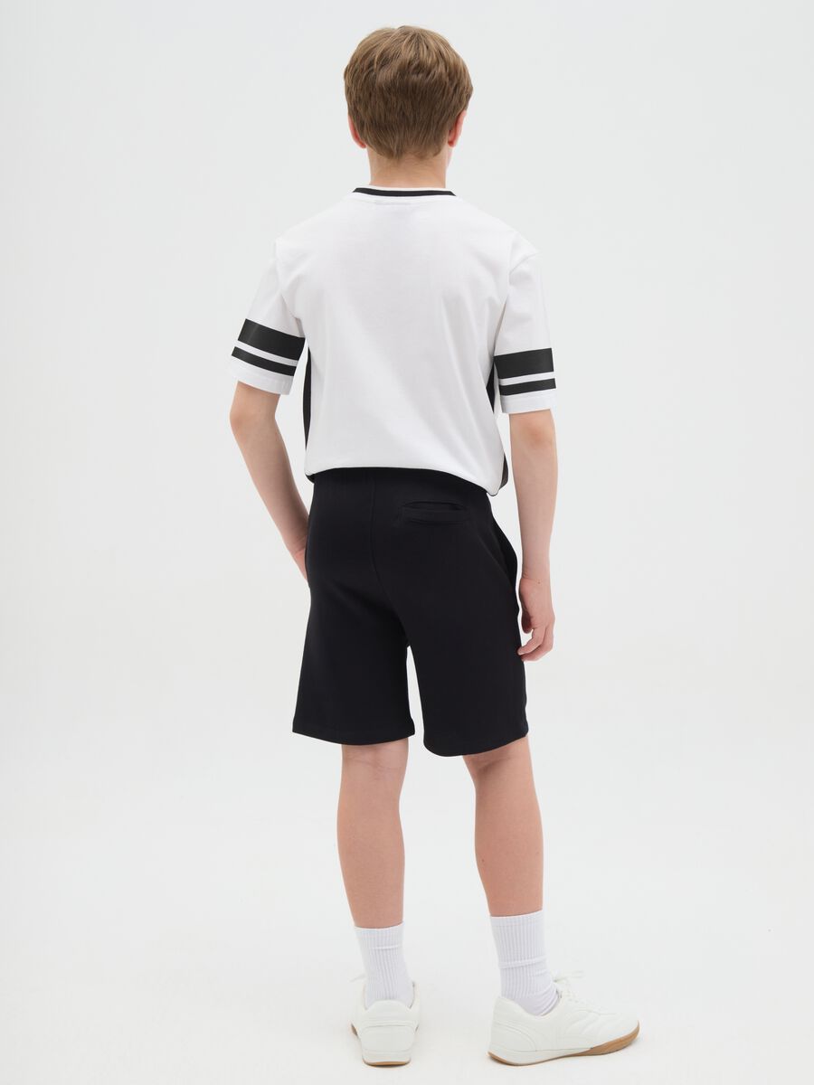 Boys' Shorts in Organic Black Cotton_1